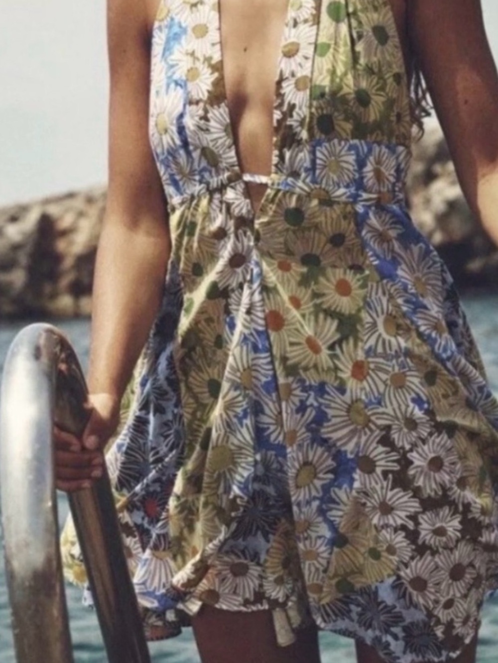 Floral Zara Halter Sun Dress